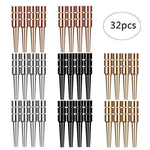 32Pcs Metal Cribbage Pegs in Four Fit 1/8 Holes ,Premium Metal Cribbage Pegs for Cribbage Traditional Board Game