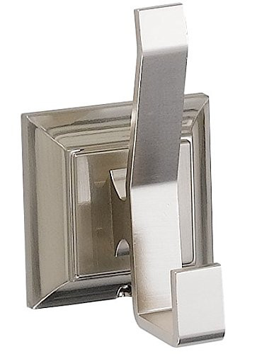 Designers Impressions 400 Series Satin Nickel Double Robe Hook