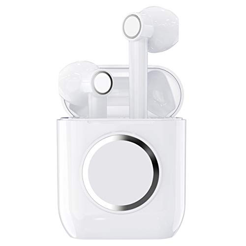 Wireless Earbuds, ELECDOLPH Bluetooth 5.0 True Wireless Earbuds, 30H Cycle Playtime Wireless Headphones HiFi Stereo Earphones with Charging Case Compatible for Airpods, iPhone, Android