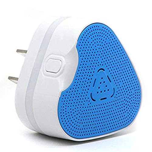 Plug-in Combustible Natural Gas Leak Detector Alarm Sensitivity LPG LNG Natural Gas Leak Detector (Blue)