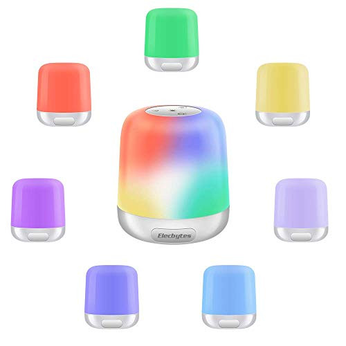 Touch Lamps for Bedroom Portable Touch Control Table Lamp for Bedroom USB Rechargeable Internal Battery Bedside Breath Lamp Dimmable Light 8 Colors RGB Colorful Camping Travel Hanging Lights