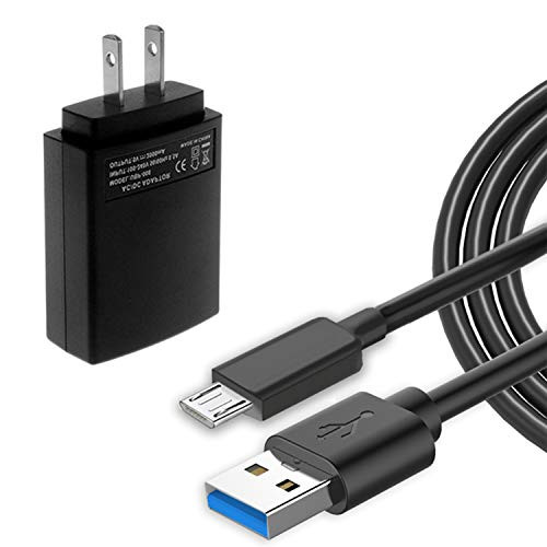 Replacement 5V 2A USB Fast Micro Power Supply Charger Adapter Charging Cable Cord for JBL Wireless Bluetooth Speaker Earphone Headphone (Black)