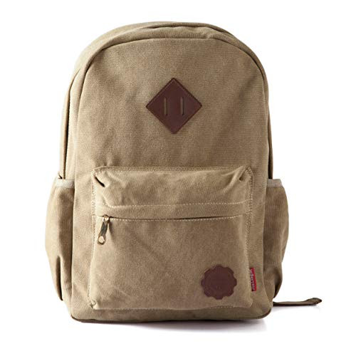 DIY Canvas Backpack Men and Women Lightweight Travel Daypack Student Rucksack Laptop Backpack