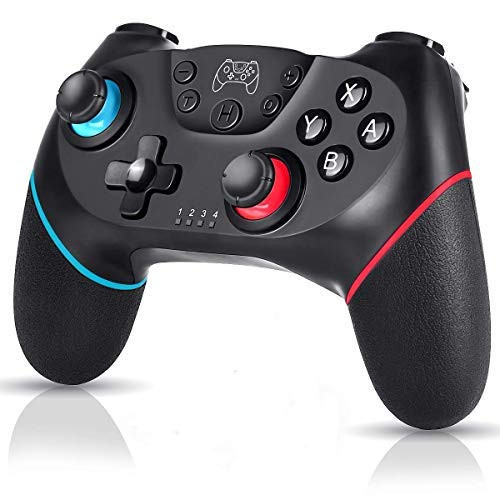 Alupper Wireless Switch Pro Controller for Nintendo,Remote Pro Controller Gamepad,Joystick for Nintendo Switch Console, Supports Gyro Axis, PC,Turbo and Dual Vibration and Compatible with Switch Lite