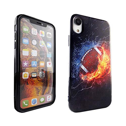 iPhone XR CASEMPIRE Football On Fire TPU Case Shock Proof Never Fade Slim Fit Cover for iPhone XR Football Water
