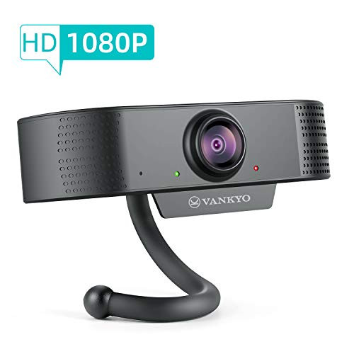 Webcam with Microphone, VANKYO FHD 1080P Webcam, HMW1 Wide Angle USB Webcam Plug & Play Streaming Computer Web Camera for PC Laptops Desktop Video Calling, Conferencing, Recording, Gaming Webcam with Microphone, VANKYO FHD 1080P Webcam, HMW1 Wide Angle USB Webcam Plug & Play Streaming Computer Web Camera for PC Laptops Desktop Video Calling, Conferencing, Recording, Gaming
