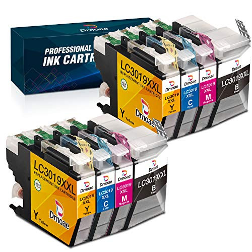 Drnoae LC3019 XXL Compatible Replacement for Brother LC3019XXL Ink Cartridges, 8 Packs (Black, Cyan, Magenta, Yellow) Work with Brother MFC-J5330DW MFC-J6930DW MFC-J6530DW MFC-J6730DW Printer