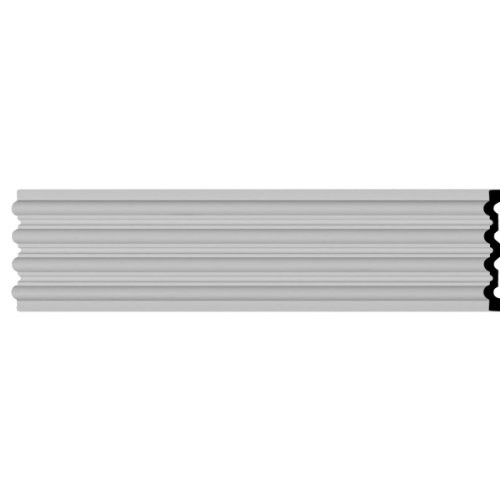 7 7/8"W x 94 1/2"H x 1 1/8"D Fluted Casing