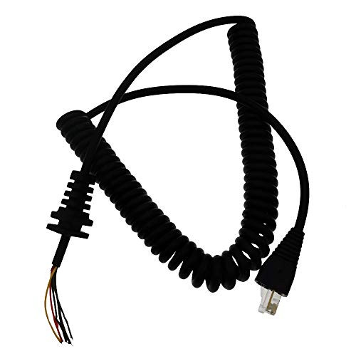 Red-Fire Microphone Cord Cable Replacement for Vertex VX-2508 VX-3200/4200 FT-900 Yaesu MH-67A8J