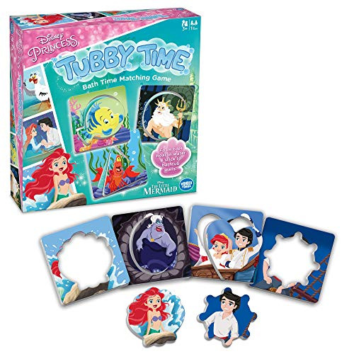 Wonder Forge Disney Princess Tubby Time: Bath Time Matching Game - for Girls & Boys Age 3 to 5 - A Fun & Bubbly Bath Game