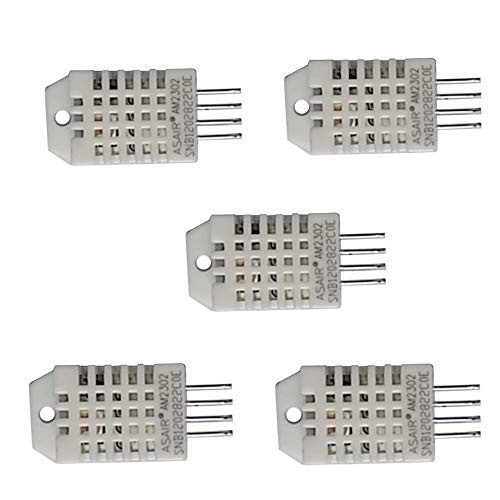 5PCS DHT22/AM2302 Digital Temperature and Humidity Sensor Replaces SHT11, SHT15; Suitable for Automobiles, Medical, Household appliances, etc.