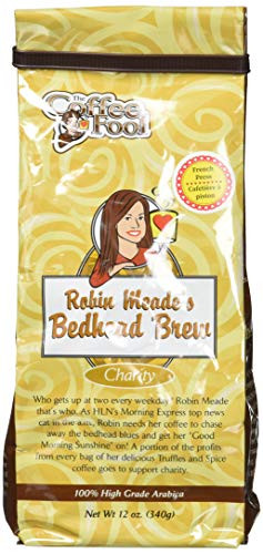 The Coffee Fool Robin Meade's Bedhead Brew, French Press, 12 Ounce