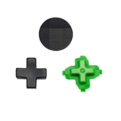 Magnetic Metal Directional Pads Kits, D-Pads (Faceted & Standard) Replacement Parts for Elite Series 2 Controller, Xbox One Elite Controller, Xbox One, Xbox One S/X Controllers (Black)