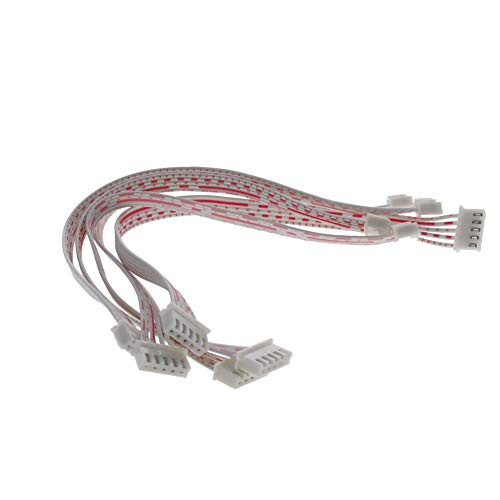 Fielect 5 Pcs 5Pin 2.54mm Pitch Female to Female JST XH Adapter Cable 20cm Balance Connector Extension Wire Ribbon Cable