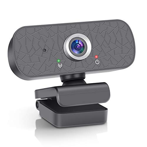 Webcam, Webcam with Microphone USB HD Webcam 1080P Computer Camera Web Cameras for Computers, Laptop, Desktop, Video Calling Conferencing, Live Streaming and Most Video Software