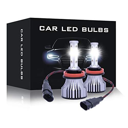 YXPCARS H11 H8 H9 LED Headlight Bulbs Super Bright Conversion Kit High Low Beam Fog Lights Cool White Waterproof 52W 6500K 16000LM