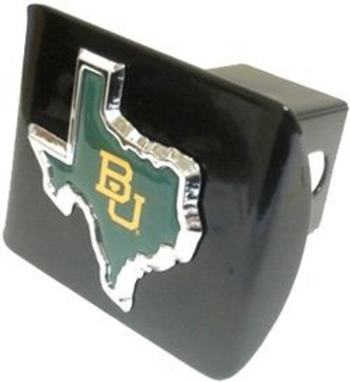 Baylor University Bears "Black and Chrome with "BU Texas Shape" Emblem" Metal Trailer Hitch Cover Fits 2 Inch Auto Car Truck Receiver with NCAA College Sports Logo Baylor University Bears "Black and Chrome with "BU Texas Shape" Emblem" Metal Trailer Hitch Cover Fits 2 Inch Auto Car Truck Receiver with NCAA College Sports Logo