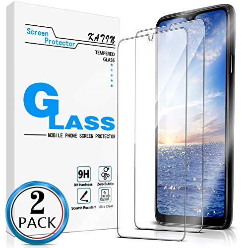 KATIN Galaxy A20s Screen Protector - [2-Pack] for Samsung Galaxy A20s Tempered Glass No-Bubble, 9H Hardness, Easy to Install (Release in 2019)