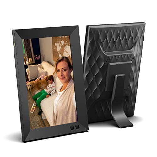 NIX 8 Inch Digital Picture Frame - Portrait or Landscape Stand, HD Resolution, Auto-Rotate, Remote Control - Mix Photos and Videos in The Same Slideshow