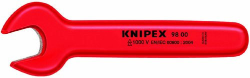 KNIPEX 98 00 24 1,000V Insulated 24 Mm Open End Wrench