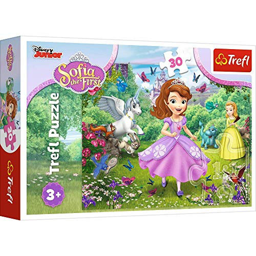 Trefl Puzzles Sofia The First, Sofia in The Garden, 30 Elements, Jigsaw Puzzles for Kids