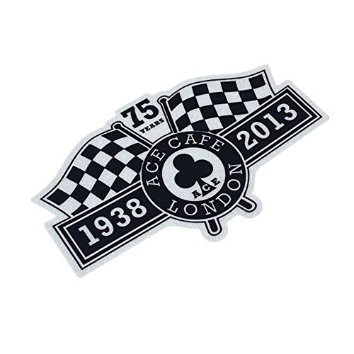 Langersun 1PCS Car Stickers 75 Years Cafe Racer London Motocycle Bike Stickers Car Styling 13x8cm