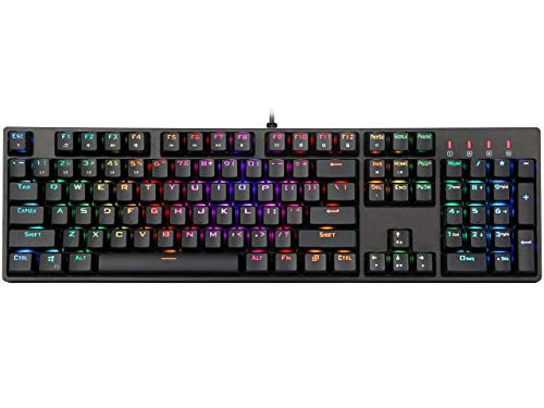 1STPLAYER DK5.0 RGB Gaming Mechanical USB Wired Keyboard with Linear and Quiet-Red Switches, Ergonomic Design and Fast Actuation 104 Key LED RGB Backlit Computer Laptop Keyboard for Windows PC Gamers 1STPLAYER DK5.0 RGB Gaming Mechanical USB Wired Keyboard with Linear and Quiet-Red Switches, Ergonomic Design and Fast Actuation 104 Key LED RGB Backlit Computer Laptop Keyboard for Windows PC Gamers
