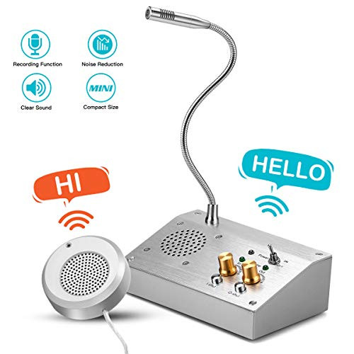 Window Intercom Bank Intercom System Bank Window Intercom Dual Way Intercom Speaker,Speaker System for The Bank, Securities Company, Hospital, Station ect
