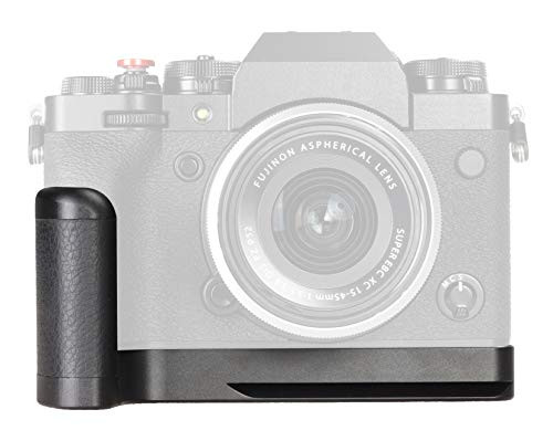 WEPOTO XT4-C Camera Bracket Metal Quick Release Base Leather Handle Compatible Fuji XT4