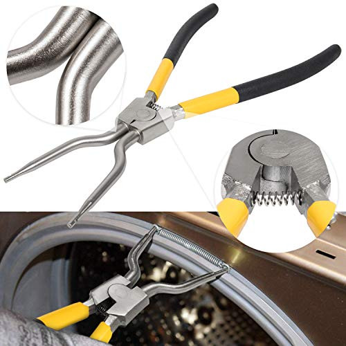 383EER4004A Washing Machine Inner/Outer Tub Spring Expansion Tool Washer Spring Removal Tool For 4986ER0004F/B/G Door Boot Replace for LG & Samsung Solid Metal Max Expansion 4.3 inches Black&Yellow