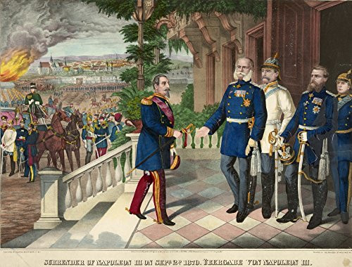 Franco-Prussian War 1870 Nthe Surrender Of Napoleon Iii After The Battle Of Sedan 2 September 1870 Color Line Engraving American C1871 Poster Print by (18 x 24) Franco-Prussian War 1870 Nthe Surrender Of Napoleon Iii After The Battle Of Sedan 2 September 1870 Color Line Engraving American C1871 Poster Print by (18 x 24)