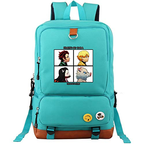 Demon Slayer Backpack Student School Bag Kids Bookbag Adult Travel Trip Shoulder Bag Costume Cosplay Accessory Demon Slayer Backpack Student School Bag Kids Bookbag Adult Travel Trip Shoulder Bag Costume Cosplay Accessory
