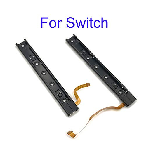 Onyehn Original Repart Part Replacement Right and Left Slide Rail with Flex Cable Fix Part for Nintendo Switch Console NS Rebuild Track