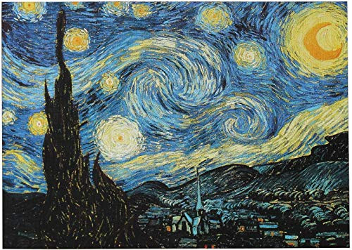 1000 PCS Jigsaw Puzzles - Moruska Starry Night,Educational Intellectual Decompressing Fun Game for Kids Adults