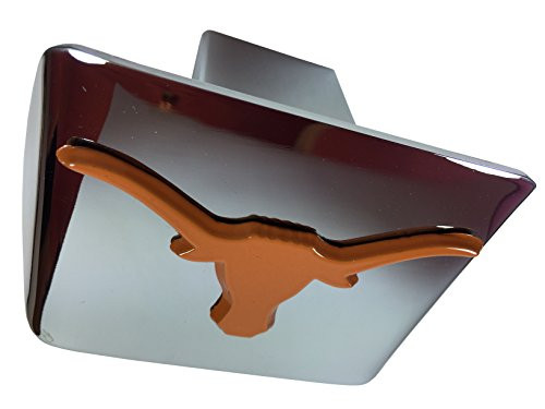 Texas Longhorns Orange emblem on Chrome METAL Hitch Cover Texas Longhorns Orange emblem on Chrome METAL Hitch Cover