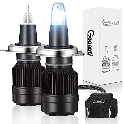Gooauti H4/9003 LED Headlight Bulb Hi/Lo Beam 12000LM 70W 6500K Super Bright cool white All-In-One Conversion Kit Easy Installation, pack of 2 Gooauti H4/9003 LED Headlight Bulb Hi/Lo Beam 12000LM 70W 6500K Super Bright cool white All-In-One Conversion Kit Easy Installation, pack of 2