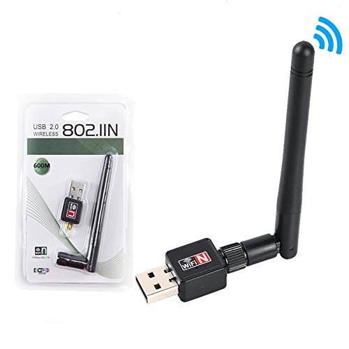 USB Wireless Network Card 2.0 Mini WiFi Receiver 2DB Large Antenna 600m Wireless Network Card