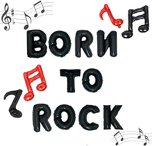 JeVenis Born to Rock Balloons Rock n' Roll Party Decoration Rock Birthday Banner Born to Rock Decor Rock and Roll Birthday Banner Rock N' Roll Party Decorations JeVenis Born to Rock Balloons Rock n' Roll Party Decoration Rock Birthday Banner Born to Rock Decor Rock and Roll Birthday Banner Rock N' Roll Party Decorations