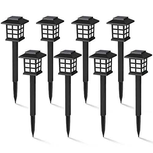GIGALUMI 8 Pack Solar Pathway Lights Outdoor, Waterproof Outdoor Solar Lights for Garden, Landscape, Path, Yard, Patio, Driveway, Walkway GIGALUMI 8 Pack Solar Pathway Lights Outdoor, Waterproof Outdoor Solar Lights for Garden, Landscape, Path, Yard, Patio, Driveway, Walkway