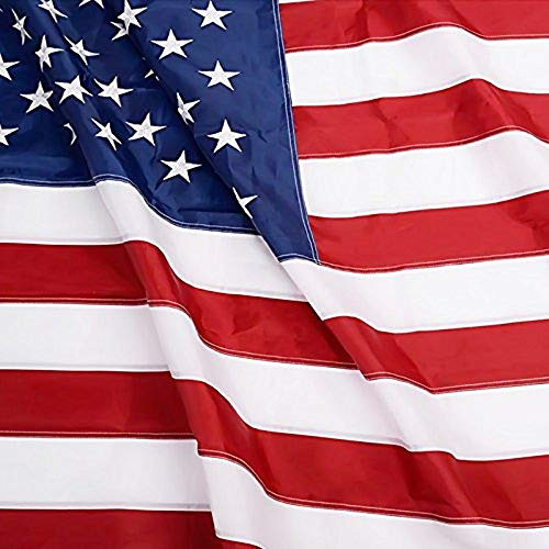 Anley EverStrong Series American US Flag 3x5 Foot Heavy Duty Nylon - Embroidered Stars and Sewn Stripes - 4 Rows of Lock Stitching - USA Banner Flags with Brass Grommets 3 X 5 Ft Anley EverStrong Series American US Flag 3x5 Foot Heavy Duty Nylon - Embroidered Stars and Sewn Stripes - 4 Rows of Lock Stitching - USA Banner Flags with Brass Grommets 3 X 5 Ft