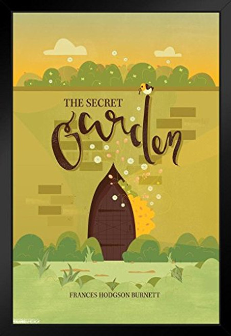 Pyramid America The Secret Garden Frances Hodgson Burnett Door Black Wood Framed Art Poster 14x20 Pyramid America The Secret Garden Frances Hodgson Burnett Door Black Wood Framed Art Poster 14x20