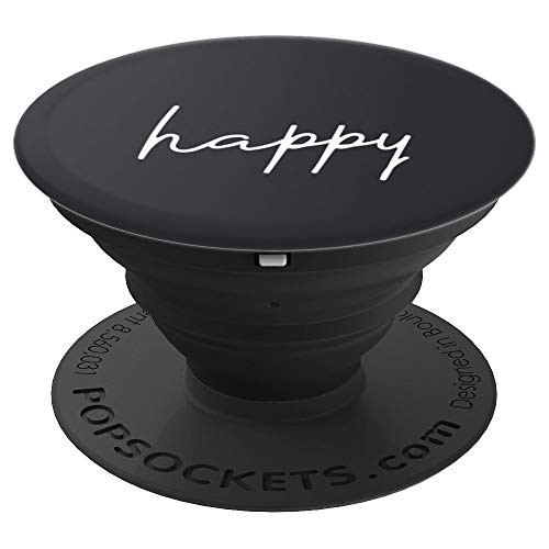 XR-Black-and-White Pop-Socket - Happy PopSockets Grip and Stand for Phones and Tablets