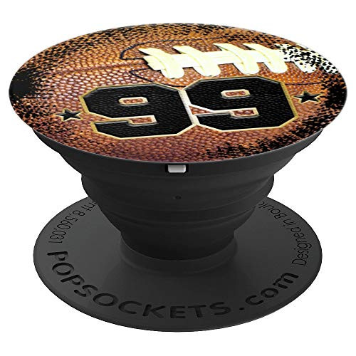 American Football Jersey Number 99 ninety nine PopSockets Grip and Stand for Phones and Tablets