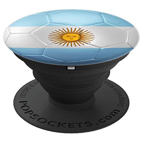 Argentina Flag Soccer Fan Ball Football Player Team Gift PopSockets Grip and Stand for Phones and Tablets Argentina Flag Soccer Fan Ball Football Player Team Gift PopSockets Grip and Stand for Phones and Tablets