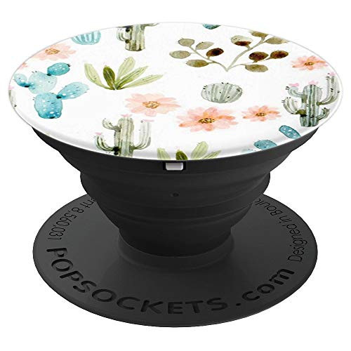 Cactus Pop Mount Socket Desert Plant and Flowers PopSockets Grip and Stand for Phones and Tablets