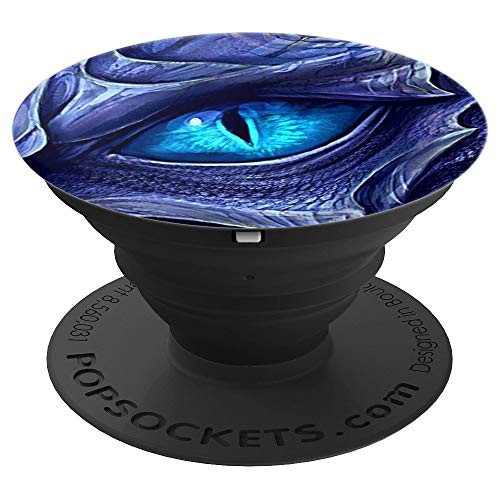 Blue Eye Dragon Eyes Gift For Boys Love Dragon PopSockets Grip and Stand for Phones and Tablets
