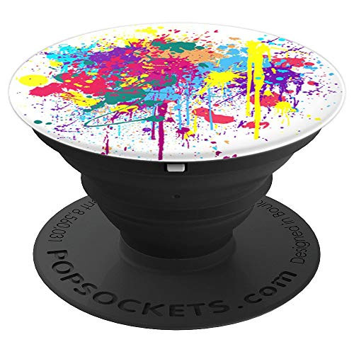 Pretty Dirty Paint Splatter Colours PopSockets Grip and Stand for Phones and Tablets