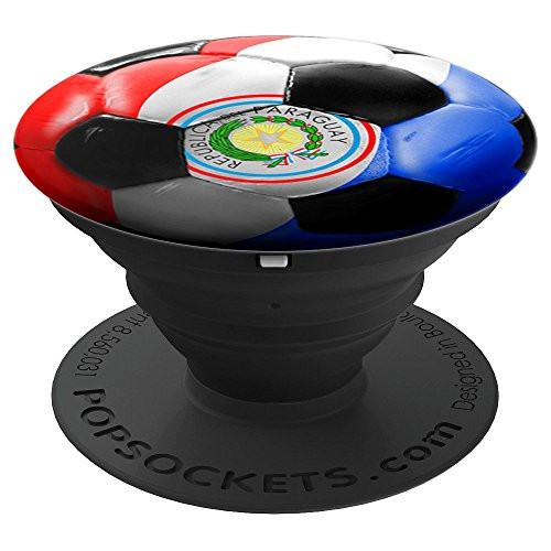 Paraguay Flag Football Soccer Futbol PopSockets Grip and Stand for Phones and Tablets Paraguay Flag Football Soccer Futbol PopSockets Grip and Stand for Phones and Tablets