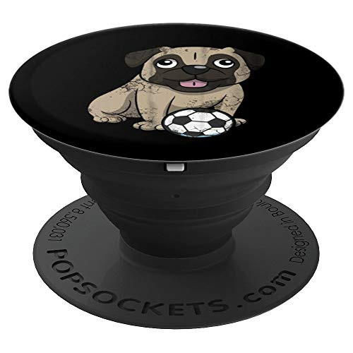 Soccer Dog Pug Sports Team Player Coach Mom Dad PopSockets Grip and Stand for Phones and Tablets Soccer Dog Pug Sports Team Player Coach Mom Dad PopSockets Grip and Stand for Phones and Tablets
