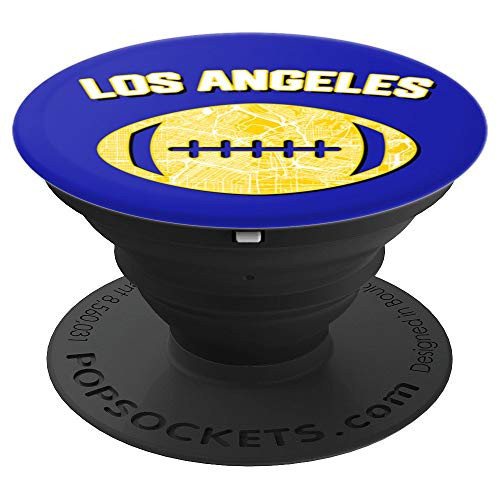 Los Angeles Football City Home Map PopSockets Grip and Stand for Phones and Tablets
